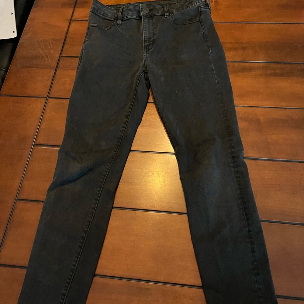 American Eagle Outfitters Men's Dark Gray Slim Jeans